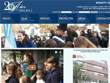 Tablet Screenshot of colegioalas.com.ar